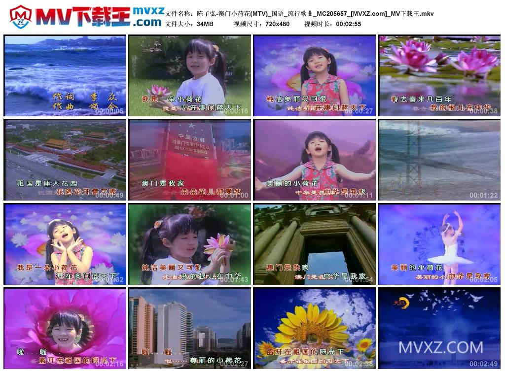 陈子弘-澳门小荷花(MTV)_国语_流行歌曲_MC205657